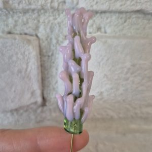 Pembe Lavanta Yaka İğnesi